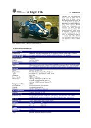 67 Eagle T1G - Motorsports Almanac