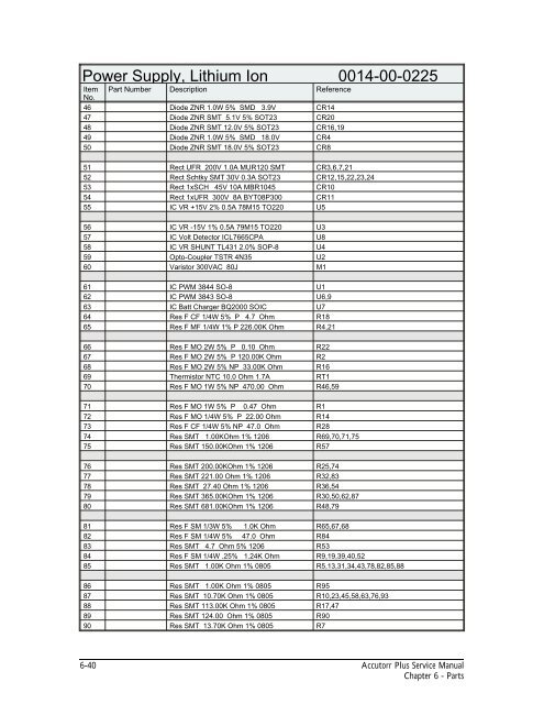 Accutorr Plus Service Manual - Mindray