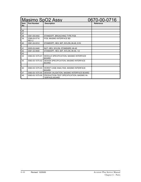 Accutorr Plus Service Manual - Mindray