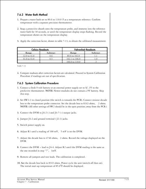 Accutorr Plus Service Manual - Mindray