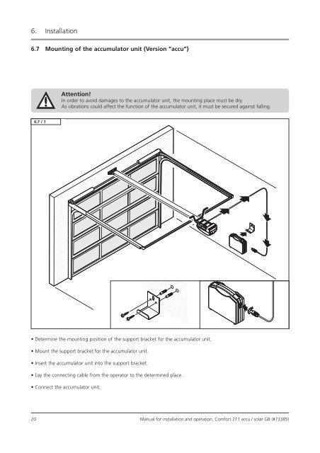 Comfort 211 accu / solar - Marantec