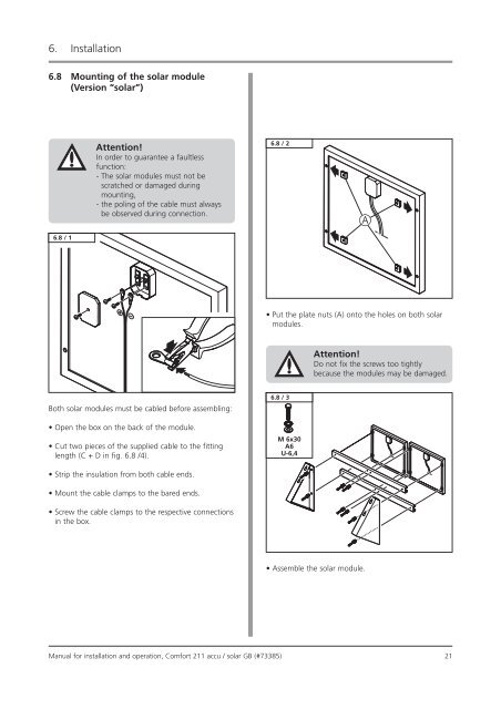 Comfort 211 accu / solar - Marantec