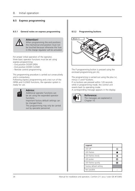 Comfort 211 accu / solar - Marantec