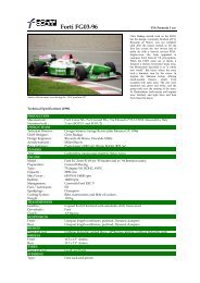 Forti FG03-96 - Motorsports Almanac