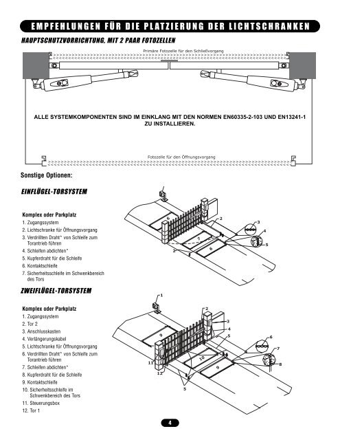 owner's manual model cb24 bedienungsanleitung ... - liftmaster.de