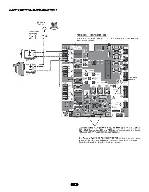 owner's manual model cb24 bedienungsanleitung ... - liftmaster.de