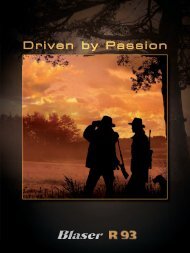 Driven by Passion - Blaser Jagdwaffen