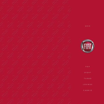 2013 FIAT 500 Brochure (PDF)