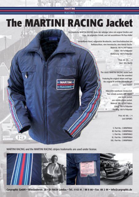 Discover 53+ images porsche martini racing jacket - In.thptnganamst.edu.vn