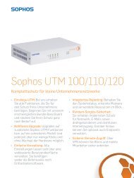 Sophos UTM 100/110/120