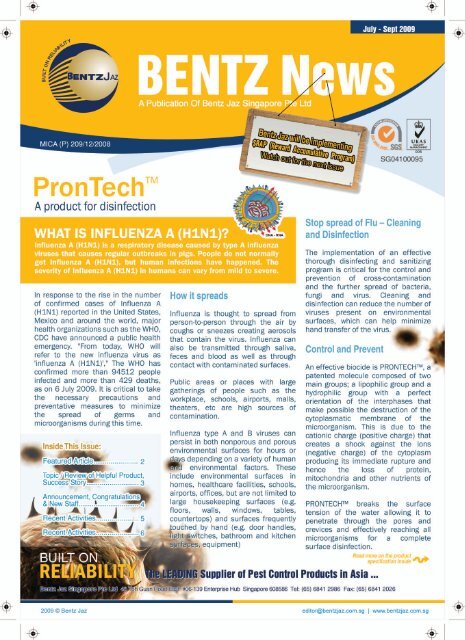 PronTech“'l - Bentz Jaz Singapore Pte Ltd