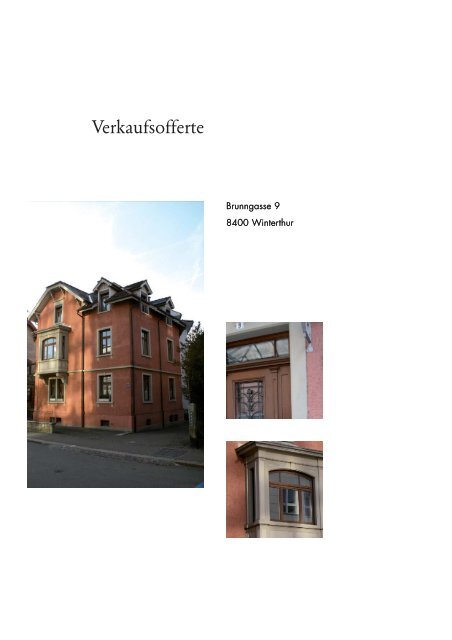 Verkaufsofferte - Im Lot Immobilien