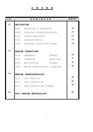 Curriculum of Nautical - Pakistan Marine Academy