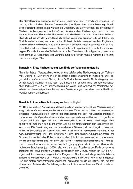 Abschlussbericht infas - Landschaftsverband Rheinland