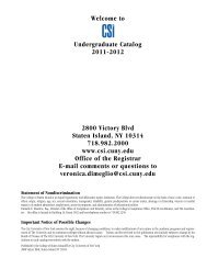 Undergraduate Catalog 2011-2012 2800 Victory - College of Staten ...