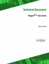 NiagaraAX OPC Guide - HVAC Concepts, LLC / KPS Controls