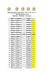 DSB Jugendsportabzeichen 2005 - 2011 - SV Holtland