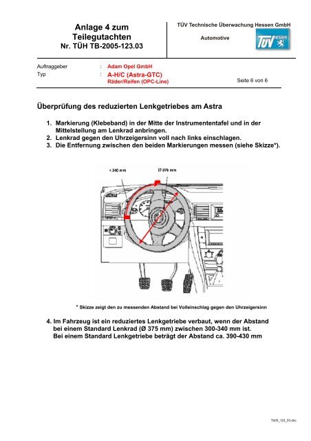 Umrüstkatalog für OPEL-Fahrzeuge - Opel-Niedersachsen