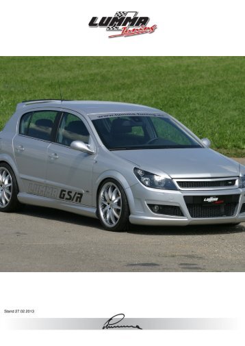 Astra Typ H / GTC - LUMMA-Tuning