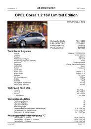 OPEL Corsa 1.2 16V Limited Edition - Autohaus AE-Dittert in Koblenz