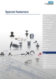 Special fasteners