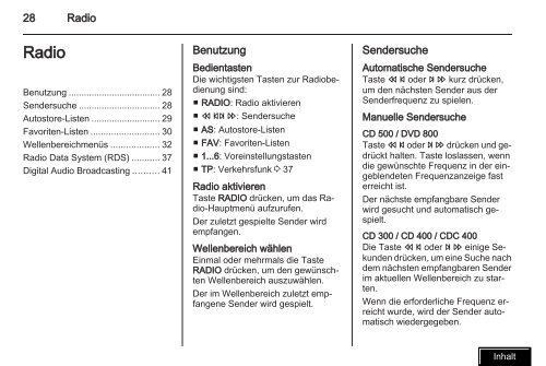 Infotainment - Opel.ch