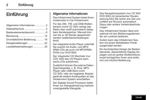 Infotainment - Opel.ch