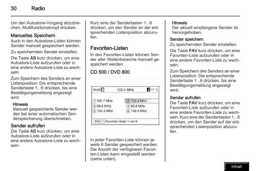 Infotainment - Opel.ch