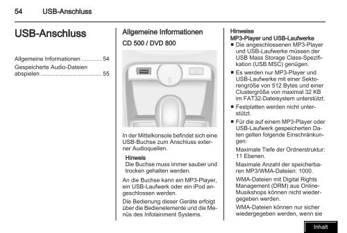 Infotainment - Opel.ch