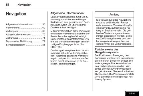 Infotainment - Opel.ch