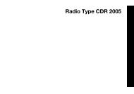 Radio Type CDR 2005