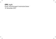 Preisliste Opel Agila.pdf - Schwabengarage AG