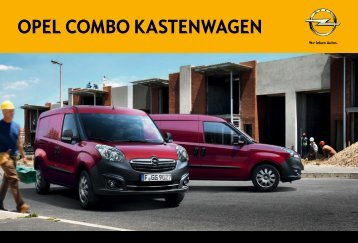 Combo Kastenwagen Prospekt - Opel Schweiz