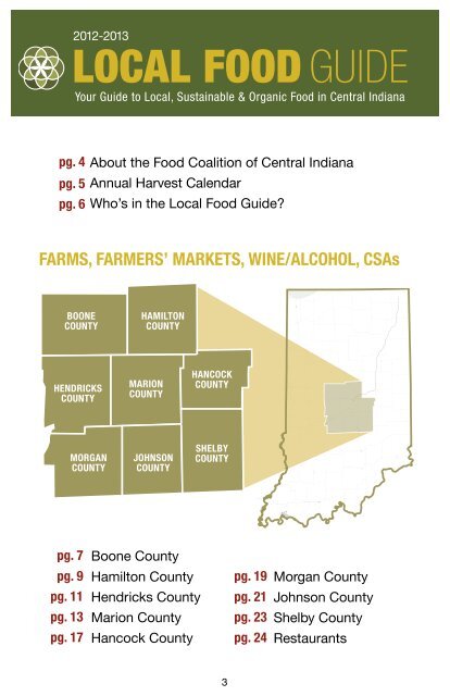 LOCAL FOOD GUIDE - Indy Food Farm Family