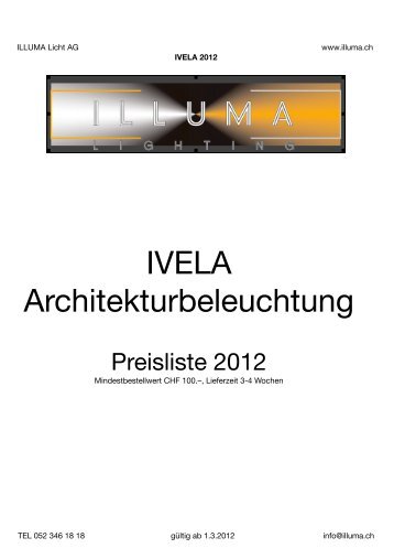 IVELA Architekturbeleuchtung - Illuma