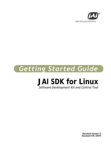 JAI SDK for Linux – Getting Started Guide