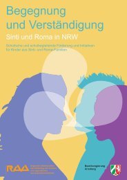 Begegnung und Verständigung - Sinti und Roma in NRW - RAA NRW