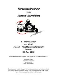 MSC Westerkappeln - Kartsport Westfalen