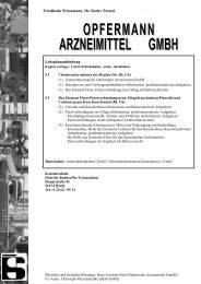 Opfermann Arzneimittel GmbH - Portal Schule Wirtschaft