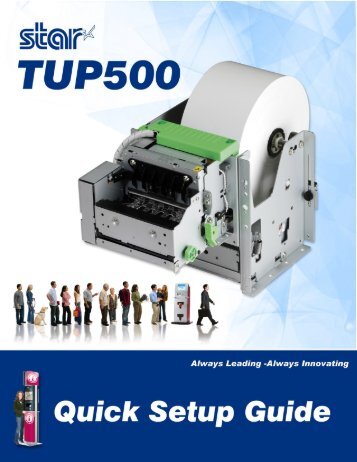 TUP500 Quick Start Guide - Star Micronics