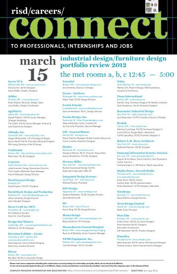 March - risd/careers