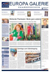 Die Center-Zeitung als Download - EUROPA-Galerie, Saarbrücken