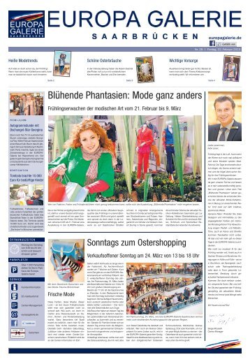 Die Center-Zeitung als Download - EUROPA-Galerie, Saarbrücken