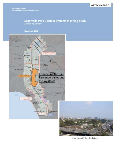 Sepulveda Pass Corridor Board Report - Metropolitan ...