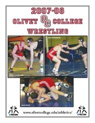 Wrestling - Olivet College