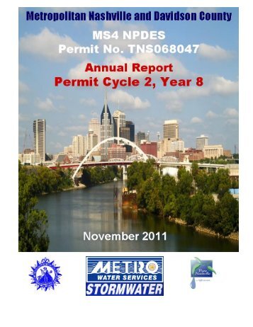 Nashville.gov - Stormwater - NPDES Annual Report, November 2011