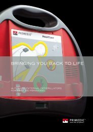 Product information PRIMEDIC TM HeartSave ... - Metrax GmbH