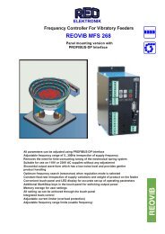 Convertitore Frequenza REO Reovib MFS 268 | Usato Funzionante | Controllo Vibrazione