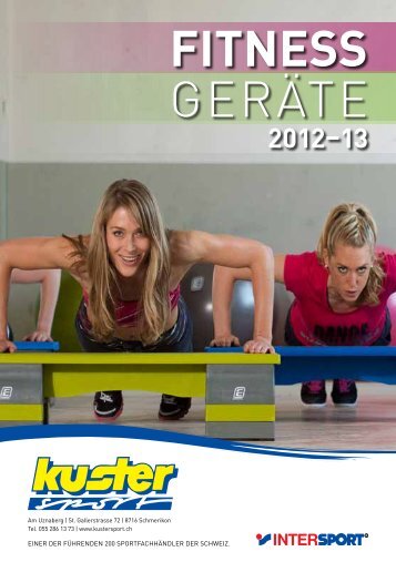 Fitnessprospekt 2012 - Kuster Sport AG