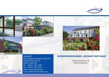 Informationsblatt Dechant-Vogt-Haus - Marien-Hospital Euskirchen